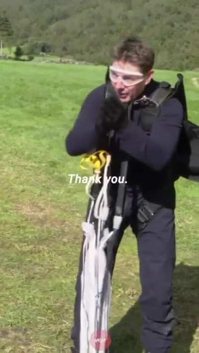 Love him or hate him, Tom Cruise got balls.