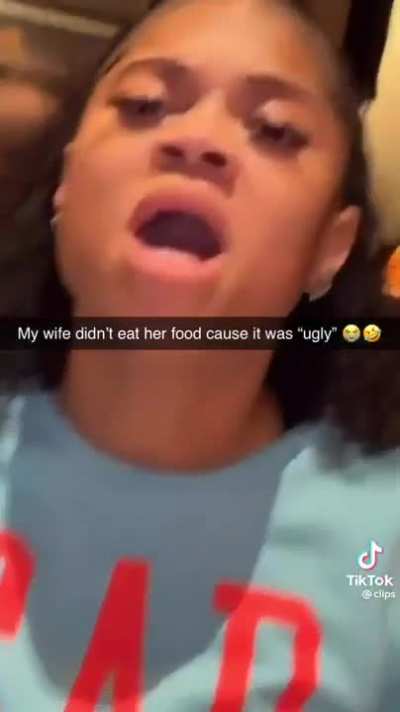 wife doesn't want to eat steak because its "ugly"