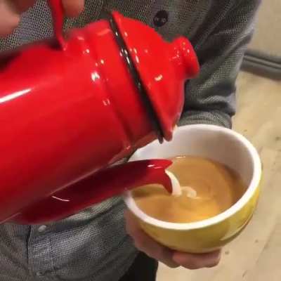 Nice latte art