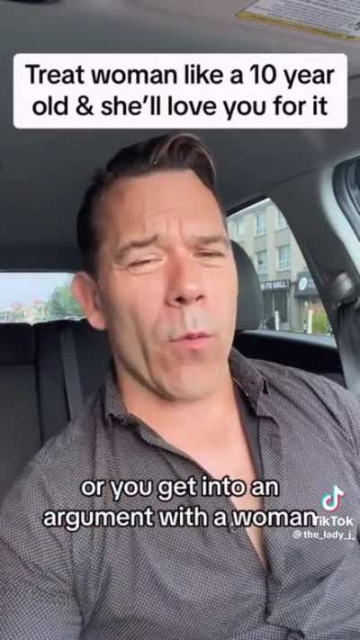 "Treat her like a 10 year old". My guy what in the actual fuck are you thinking?