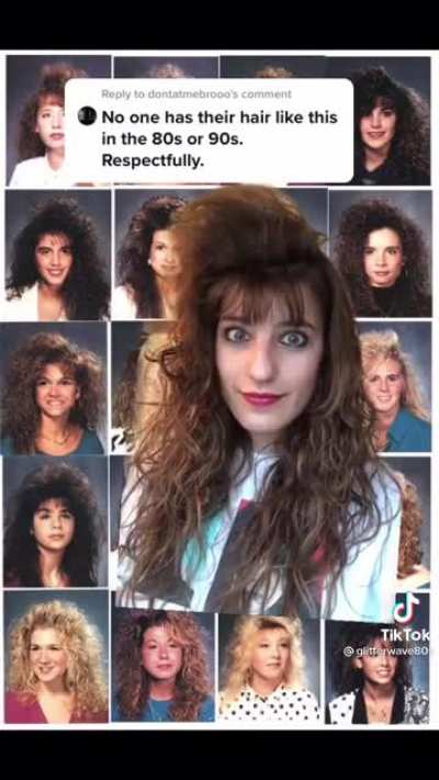 80s hair retro
