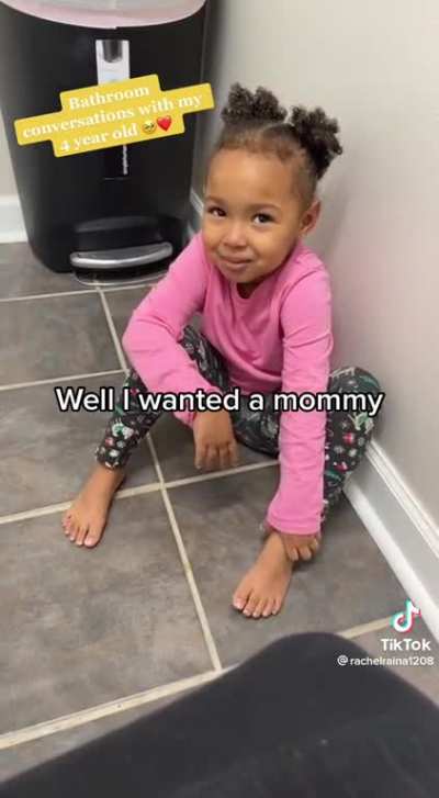 Aww that's so cute but damn you get no privacy as a parent huh?