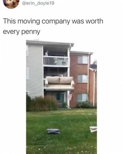 This moving company was worth every penny