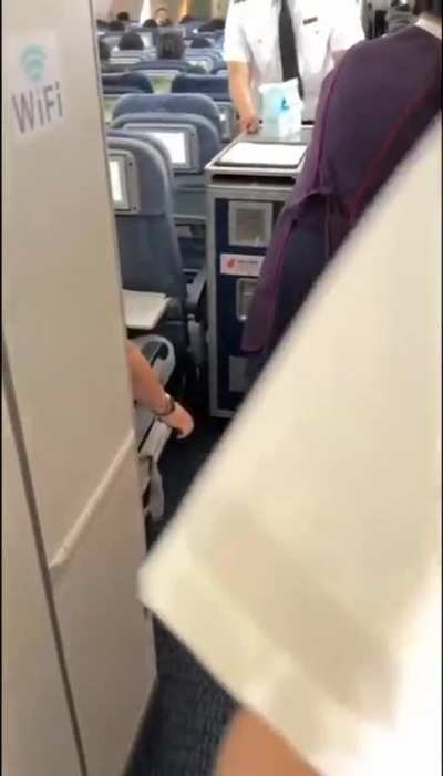 To be a creep on the flight and get away with it