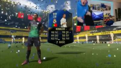 He was so exited...