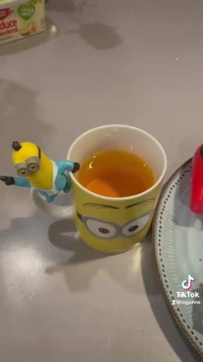 He doesn’t look too happy….