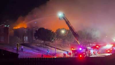Woke up to two of my neighbors houses burning down this morning