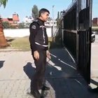 To conduct a body search