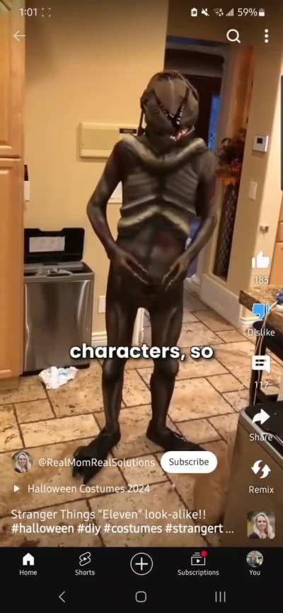 Interesting choice for a costume.