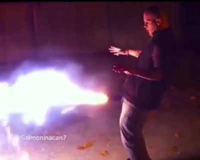 Messing around with fireworks