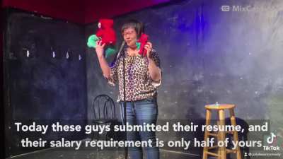I bring their competitors when my puppet ?? ask for a pay raise