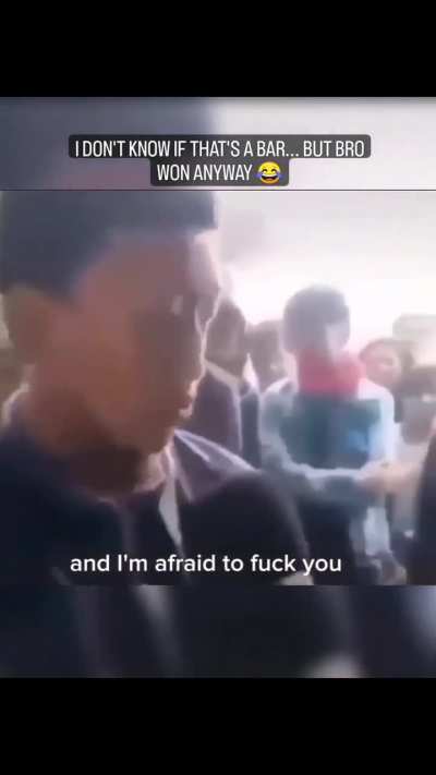 Rap battle between two guys