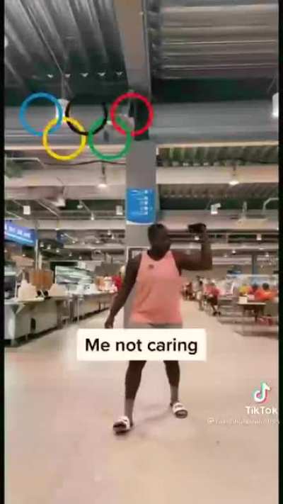 Playing music during dinner at the olympics