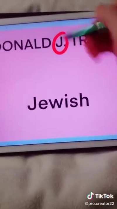 Many people think the J in Donald J. Trump stands for Jewish but it doesn’t, it stands for Jenius ??