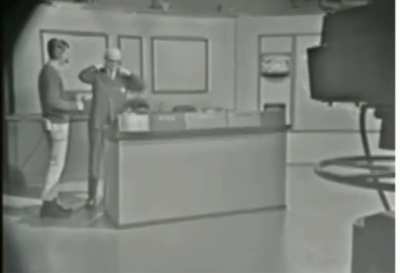 News station switches from black/white to color TV for the first time