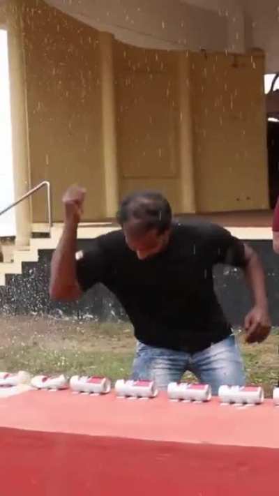 HMB Boys I've gots to hold an egg and smash a few cans...we're ok boys I don't think they're beer cans...