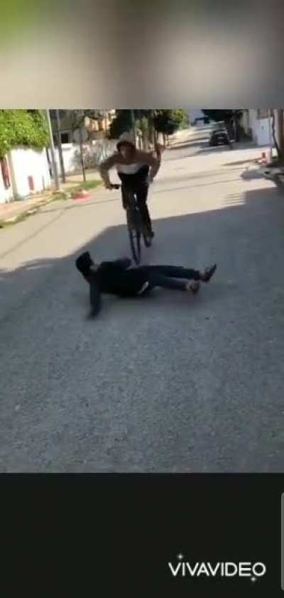 Human speed bump