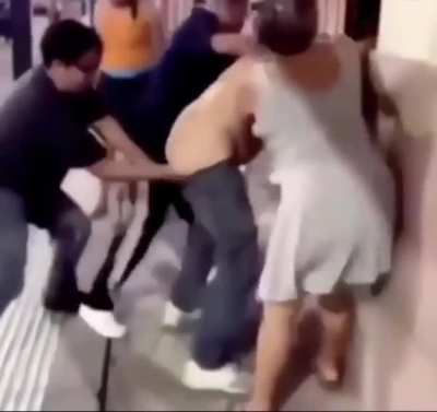 A smart way to end a fight.