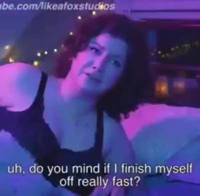 She needs to finish