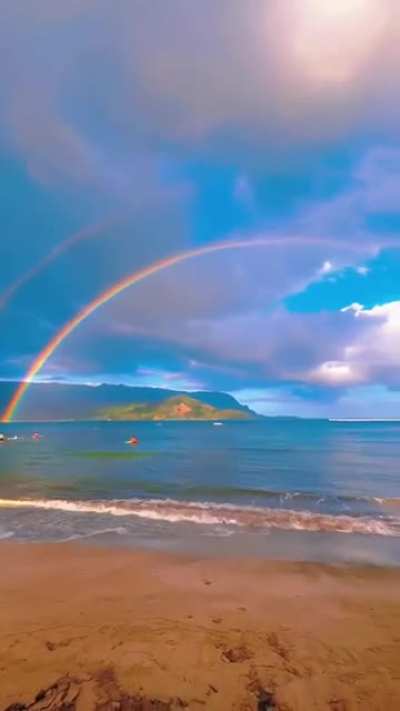 ? See a lucky rainbow