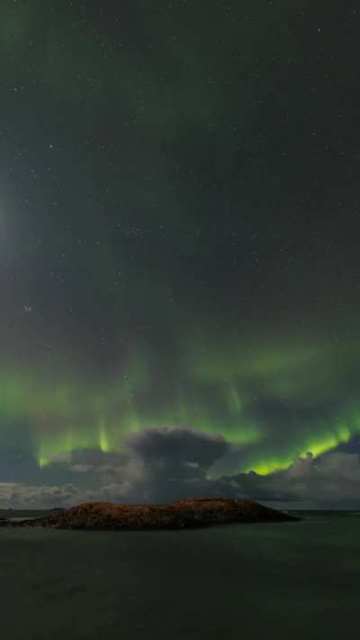 ?Coronal mass ejection above northern Norway [OC]