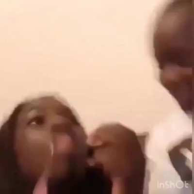 Smacked the gum out of her soul