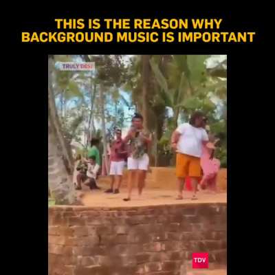 Background music takes away chaos.