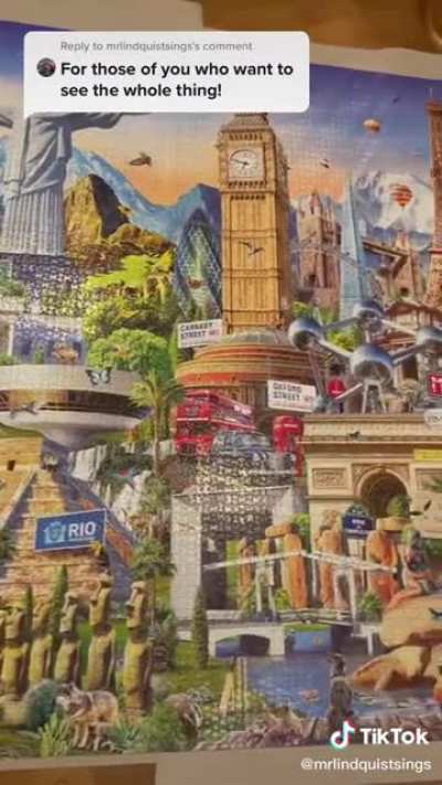 25 feet long, 42,000 pieces puzzle!