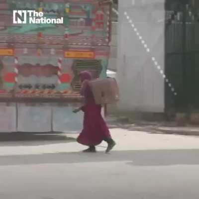 Afgan Children Hiding Under Trucks ?