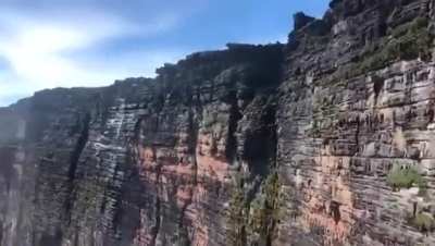 Helicopter flight overseeing Guyana’s side of Mount Roraima (South America)