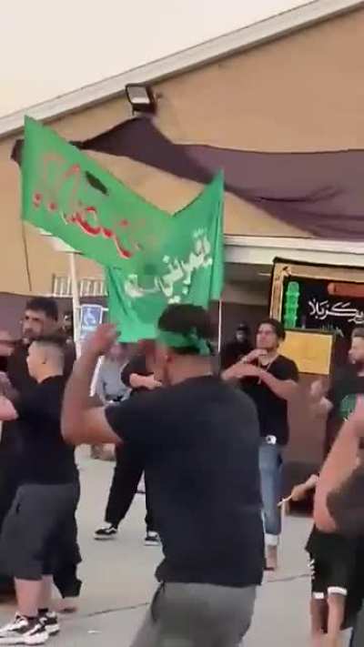 White woman joining Shia ritual thinking they are dancing