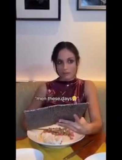 Men should always pay for dinner