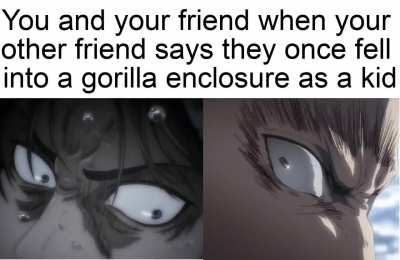 *clenches fist* "You fell into... WHAT?"