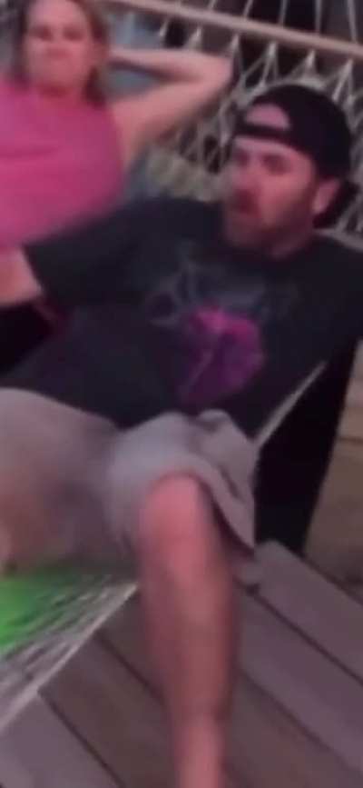 WCGW Sitting on a Hammock With a Low Weight Limit