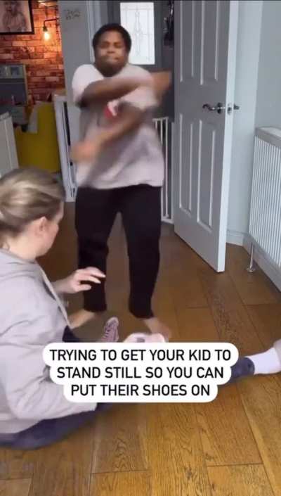 They’re going barefoot at that point