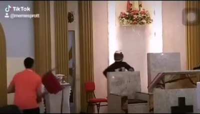 "I will rob the church, which is quieter" THE CHURCH: