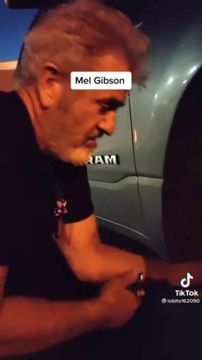 “Are you Mel Gibson?” “Yes.”