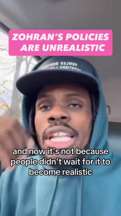 "Be realistic"