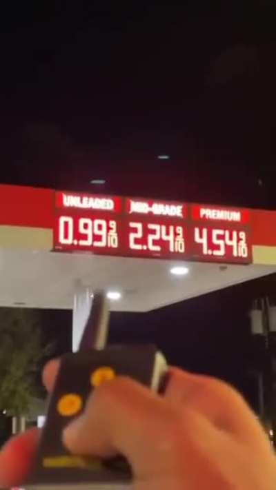 To reduce the gas price