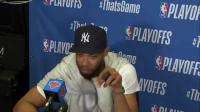[Highlight] Taj Gibson gets emotional about getting to win a playoff game for his hometown team with D Rose and Thibs: "This is some magical stuff right now. I don't know how to explain it. I don't take anything for granted, but every day I come in, it's