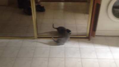 Facing his nemesis