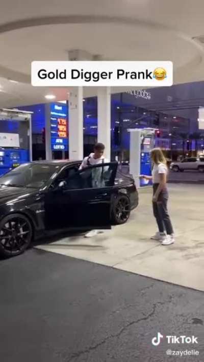 Gold digger prank