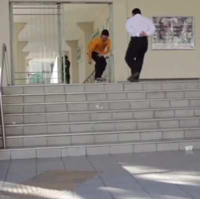 To get past the security guard
