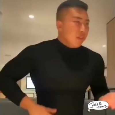 Asian man who does the same dance everyday. (Joey B. Toonz)
