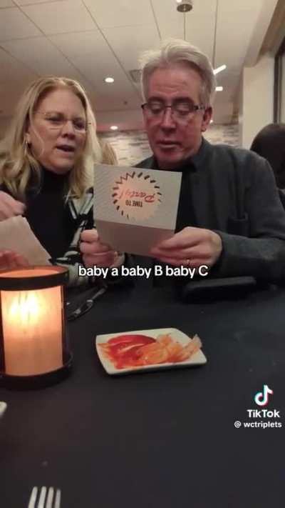 The way he glitched after reading “baby C” ?
