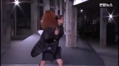 And here comes Brittany wearing a Christine