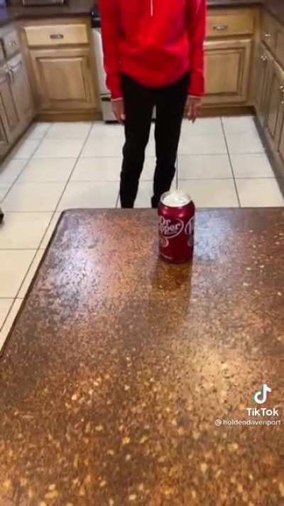 "You're going to drink that Dr. Pepper and you're going to like it!"
