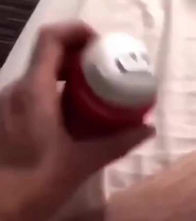 Congratulations, you win the can explosion prize!