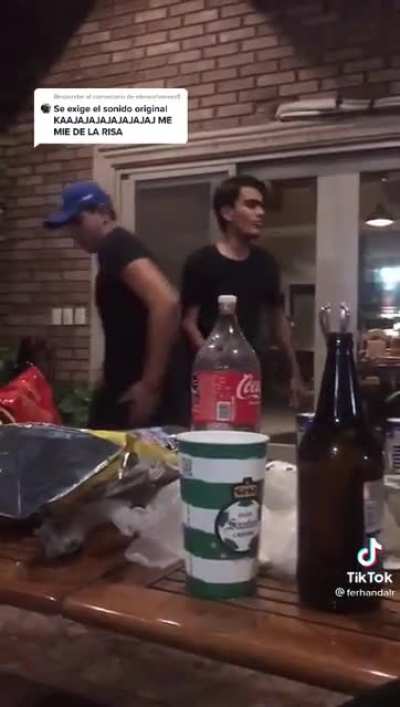 Bros at party