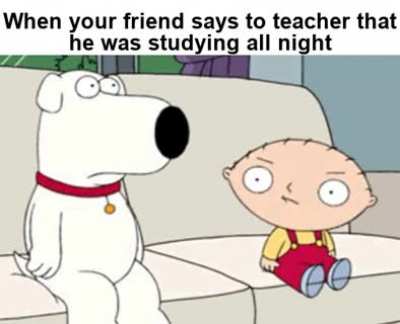 You know your friend too much